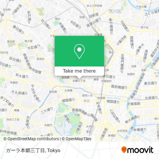 ガーラ本郷三丁目 map