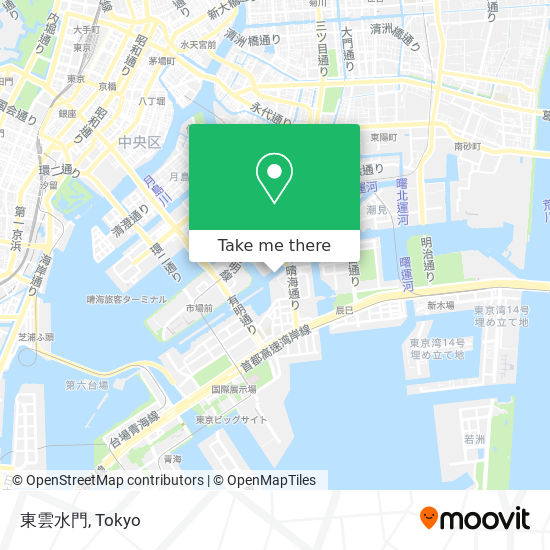東雲水門 map