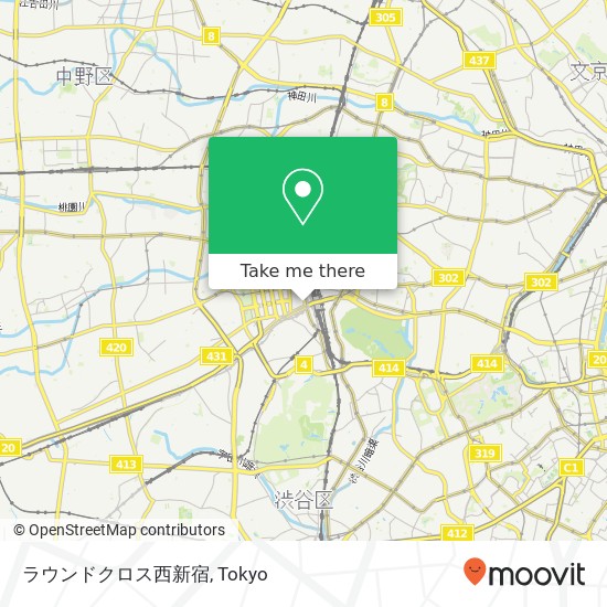 ラウンドクロス西新宿 map