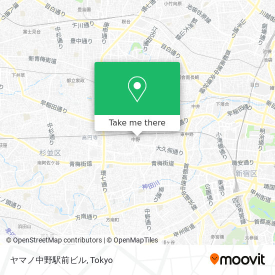 ヤマノ中野駅前ビル map