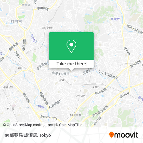綾部薬局 成瀬店 map