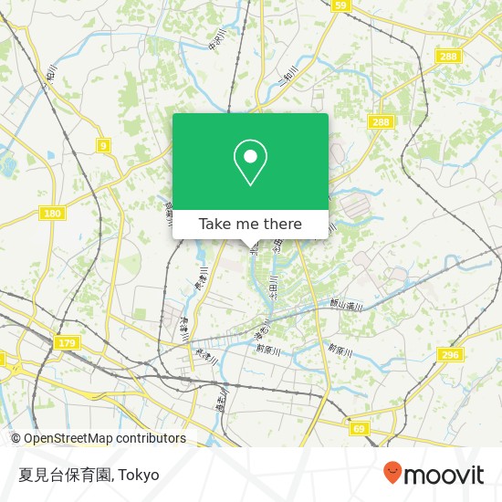 夏見台保育園 map