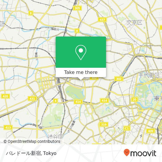 パレドール新宿 map