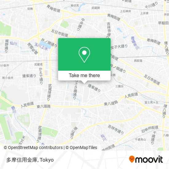 多摩信用金庫 map