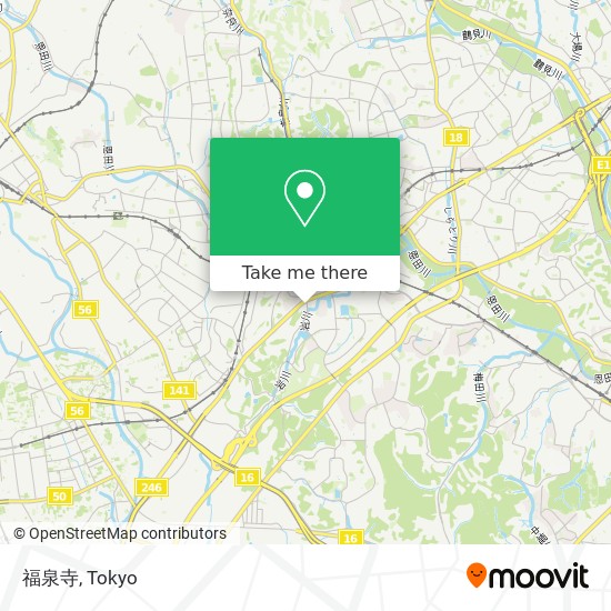 福泉寺 map