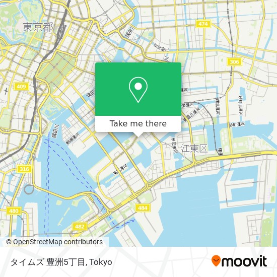 タイムズ 豊洲5丁目 map