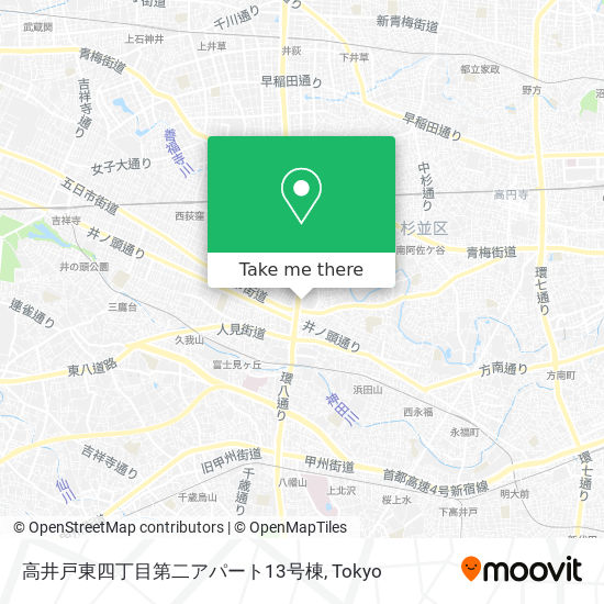 高井戸東四丁目第二アパート13号棟 map