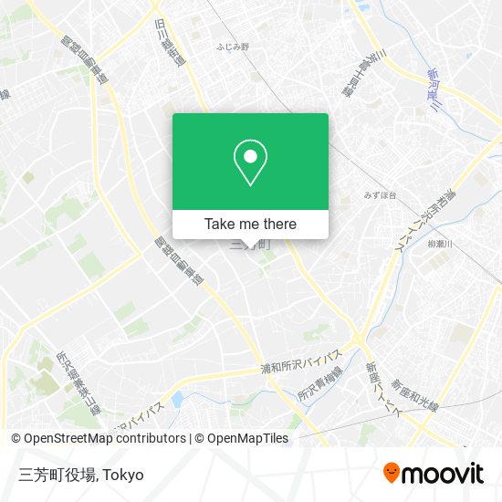 三芳町役場 map