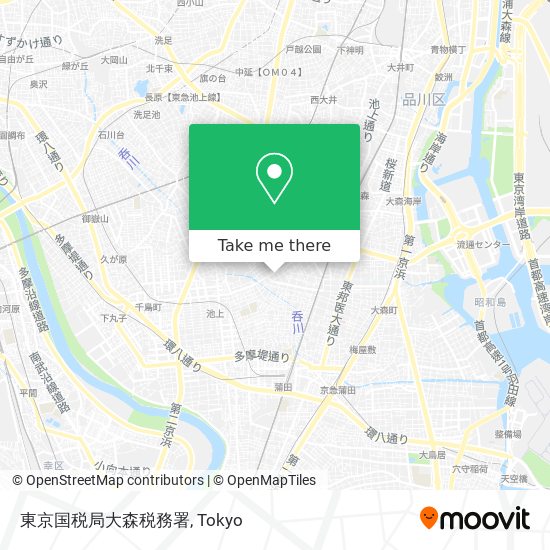 東京国税局大森税務署 map