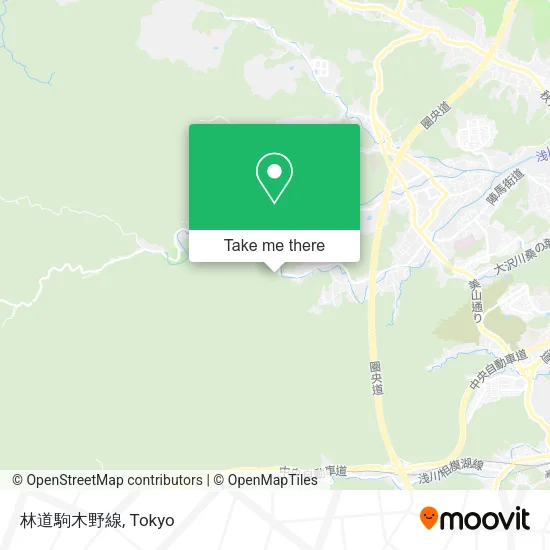 林道駒木野線 map