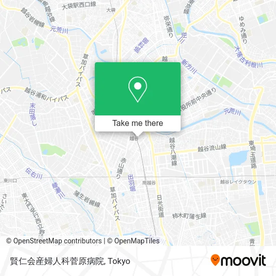 賢仁会産婦人科菅原病院 map