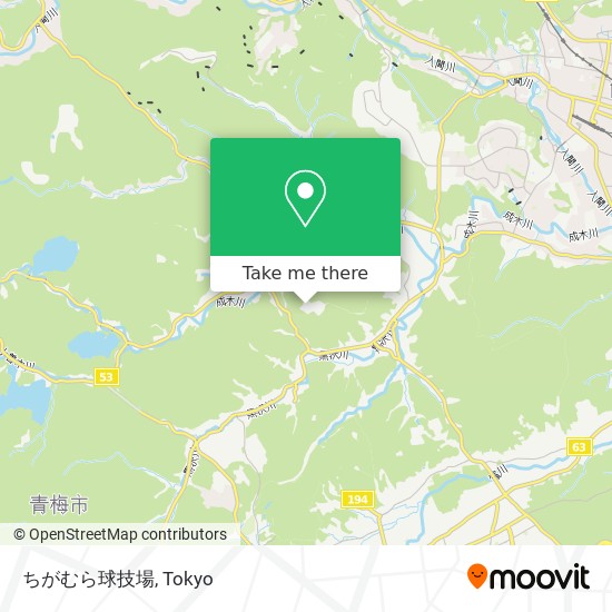 ちがむら球技場 map