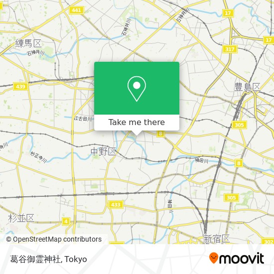 葛谷御霊神社 map