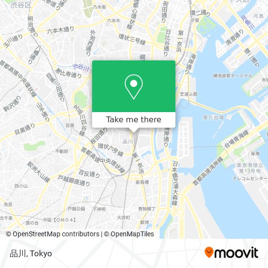 品川 map