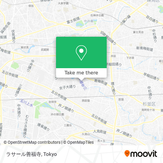 ラサール善福寺 map