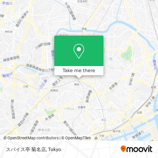 スパイス亭 菊名店 map