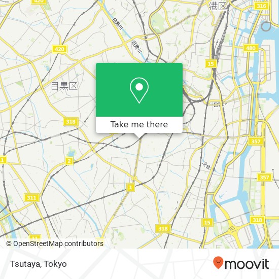 Tsutaya map