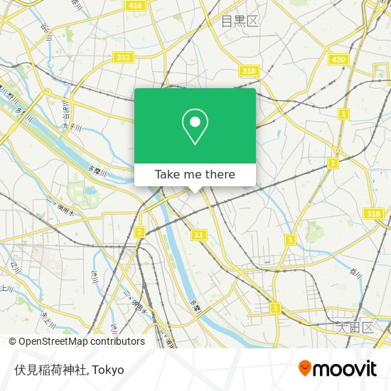 伏見稲荷神社 map