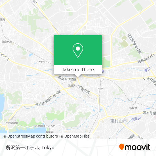 所沢第一ホテル map