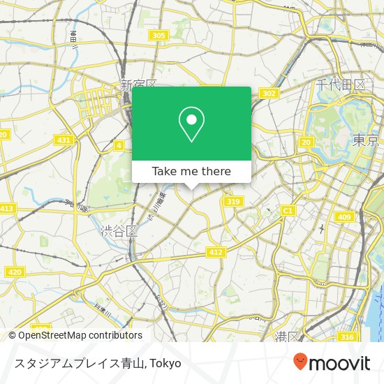 スタジアムプレイス青山 map