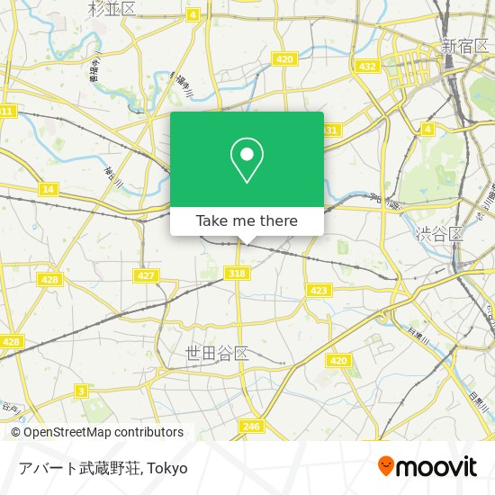 アバート武蔵野荘 map
