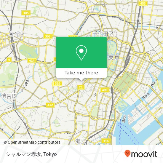 シャルマン赤坂 map