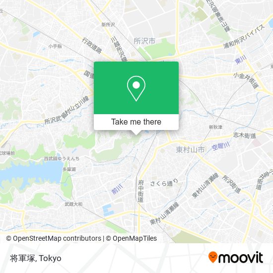 将軍塚 map