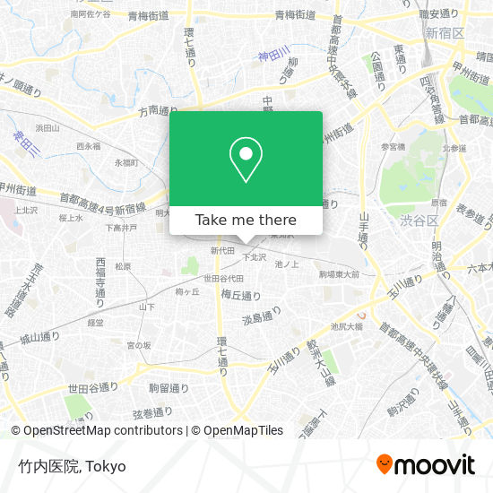 竹内医院 map