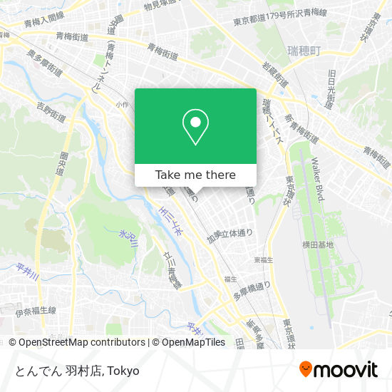 とんでん 羽村店 map