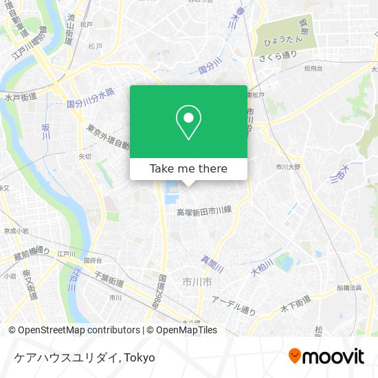 ケアハウスユリダイ map