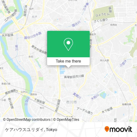 ケアハウスユリダイ map