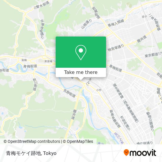 青梅モケイ跡地 map
