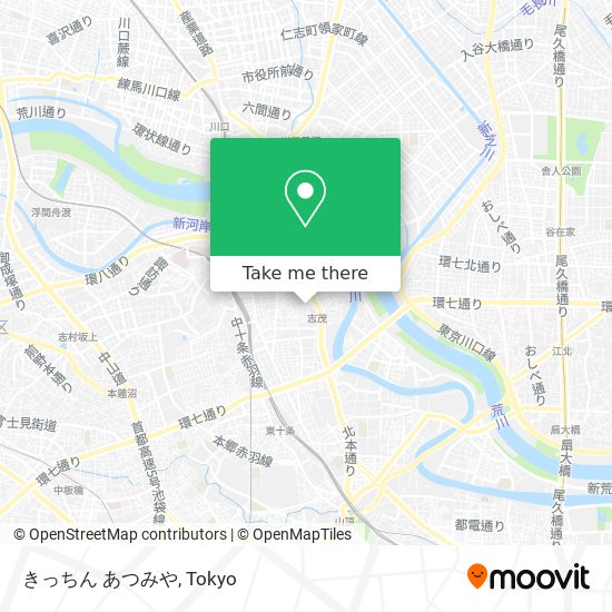 きっちん あつみや map