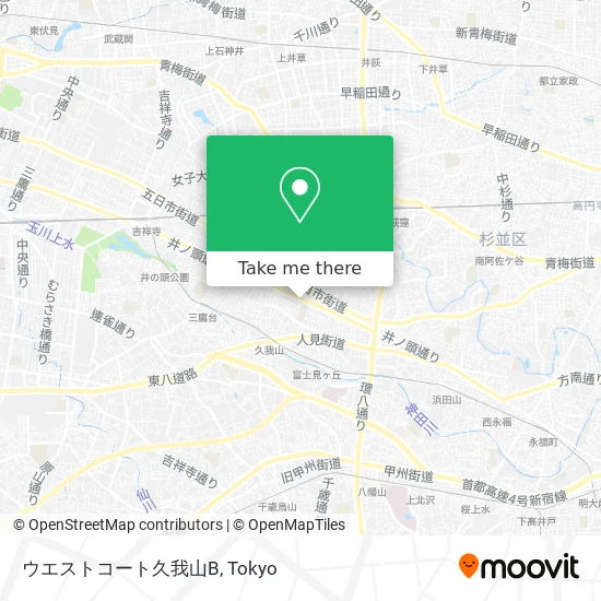 ウエストコート久我山B map