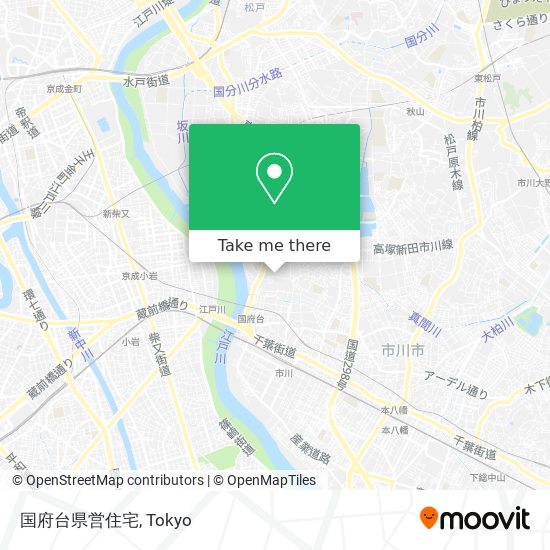 国府台県営住宅 map