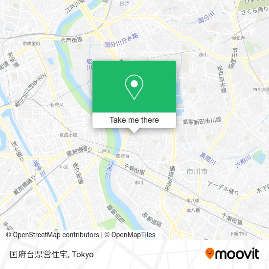 国府台県営住宅 map