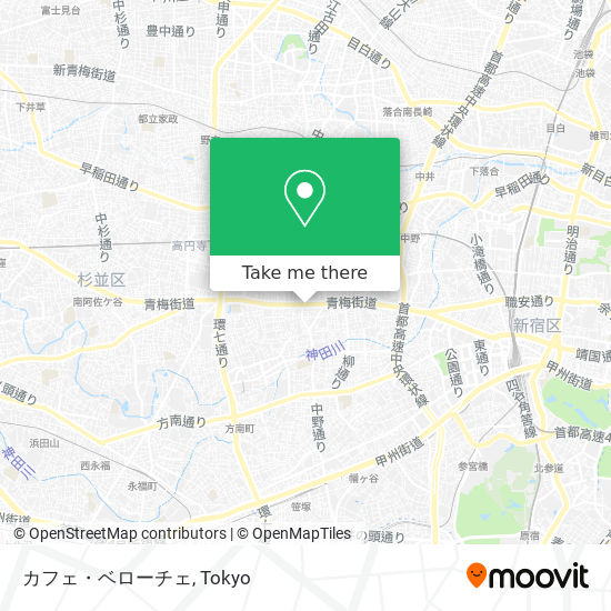 カフェ・ベローチェ map