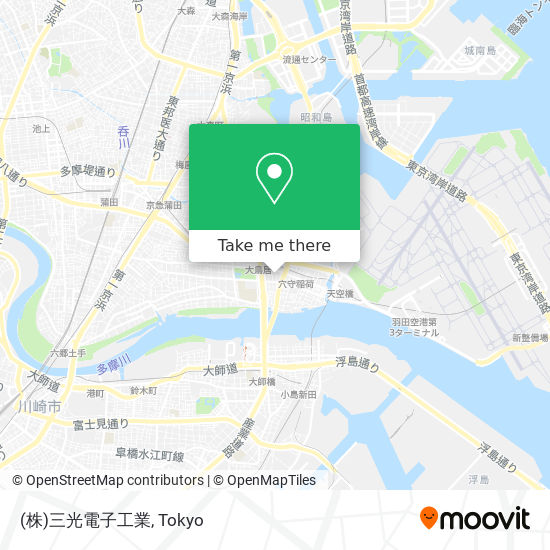 (株)三光電子工業 map
