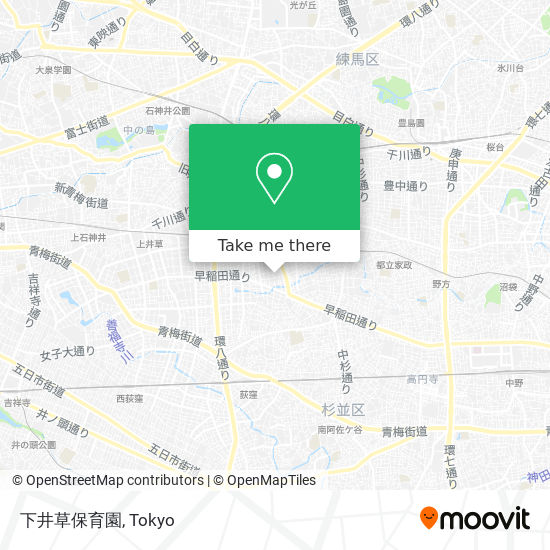 下井草保育園 map