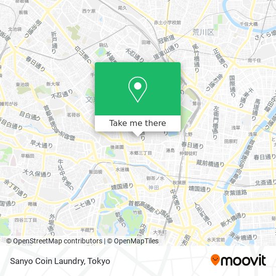 Sanyo Coin Laundry map