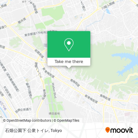 石畑公園下 公衆トイレ map