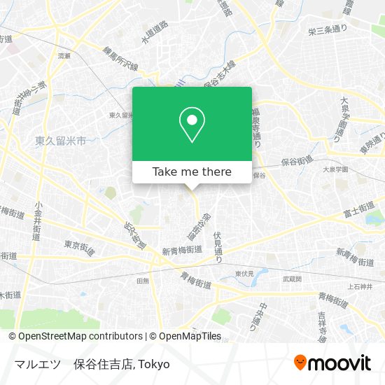 マルエツ　保谷住吉店 map