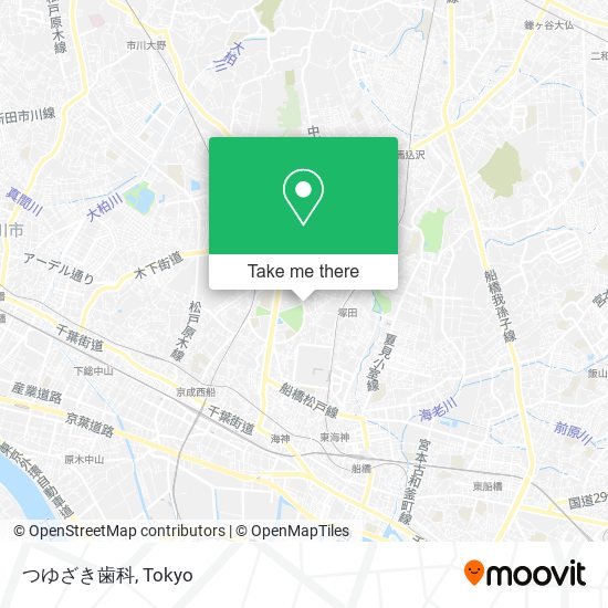 つゆざき歯科 map