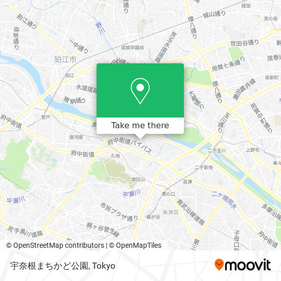 宇奈根まちかど公園 map