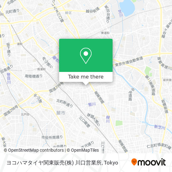 ヨコハマタイヤ関東販売(株) 川口営業所 map