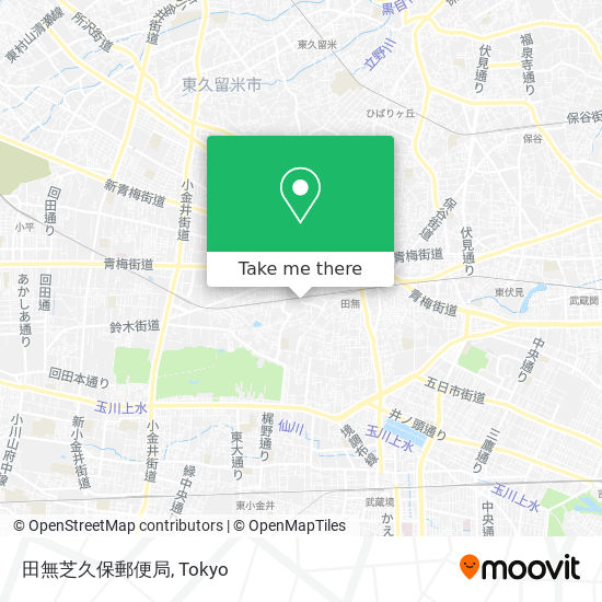 田無芝久保郵便局 map