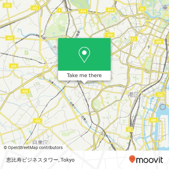 恵比寿ビジネスタワー map