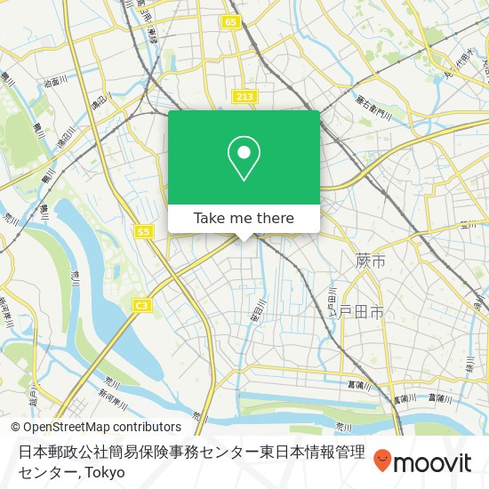 日本郵政公社簡易保険事務センター東日本情報管理センター map