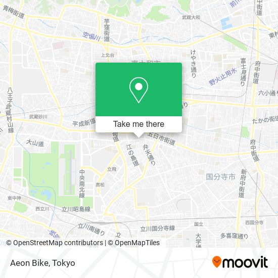 Aeon Bike map