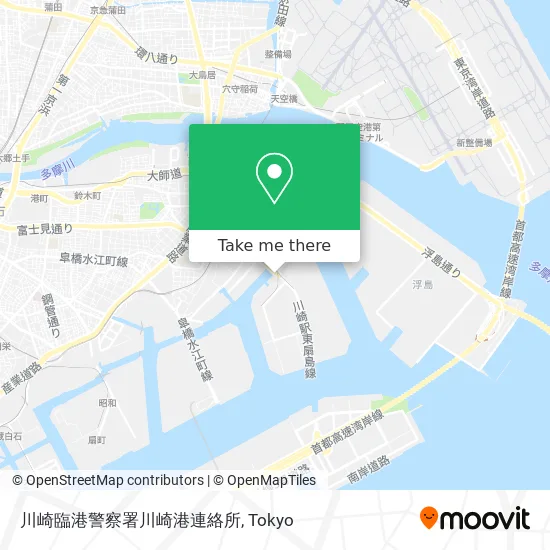 Kawasaki Port Police Station Kawasaki Port Liaison Office map